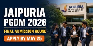 Jaipuria Institute PGDM Admission 2026-28 Final Round Open Till May 25